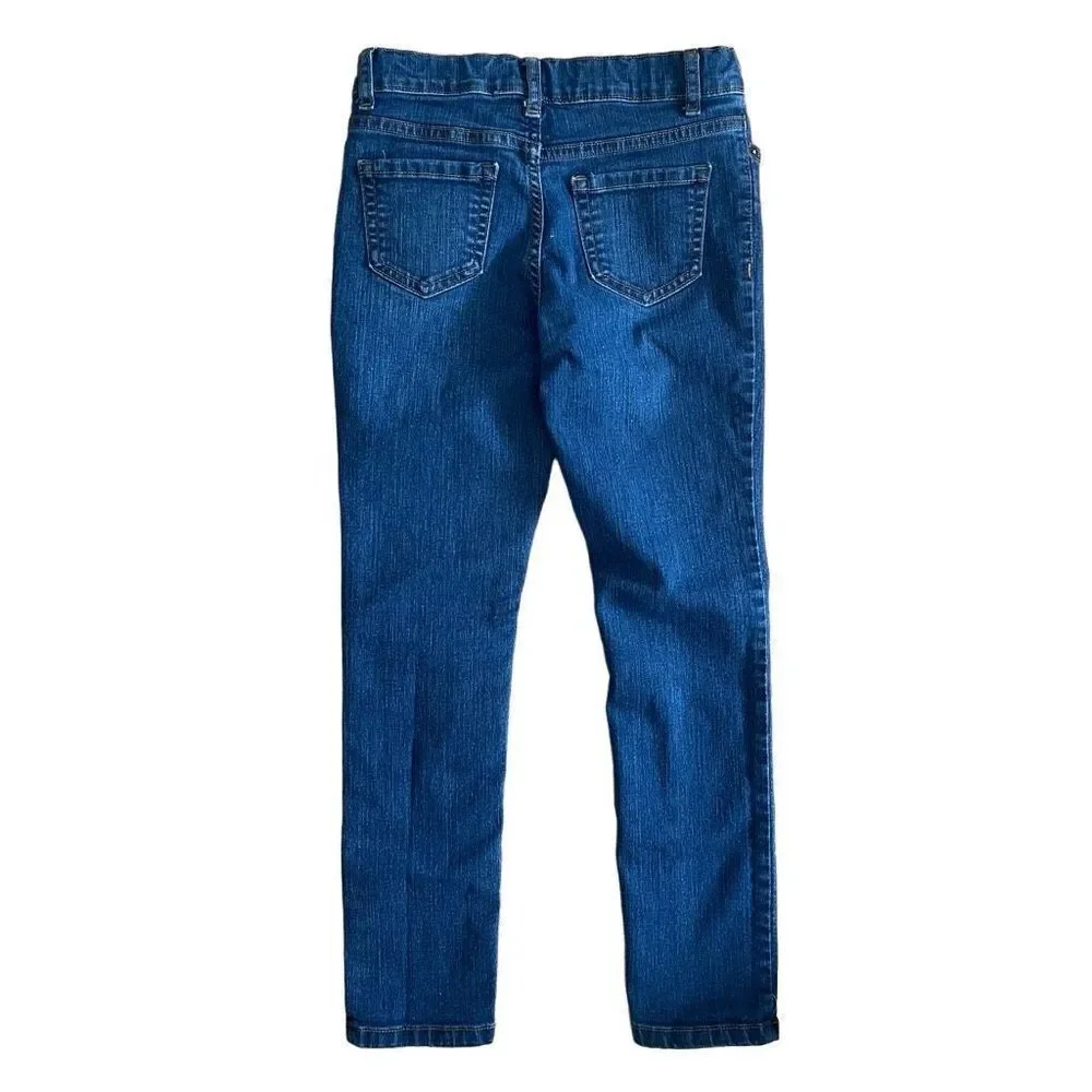 The Children’s Place Girl’s Victory Blue Wash Super Skinny Denim Jeans Size 8